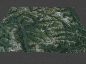 Alps Mountain 21 3D Model