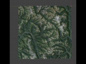 Alps Mountain 21 3D Model