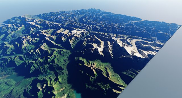 Alps Mountain 22 Modello 3D .c4d .max .obj .3ds .fbx .stl .blend 