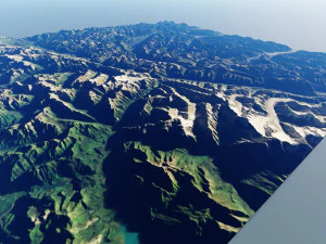 Gunung Alpen 22 Model 3D