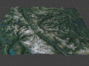 Alps Mountain 22 Modello 3D
