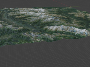 Alps Mountain 23 3D Модель