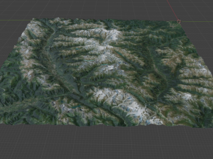 Alps Mountain 23 3D Модель