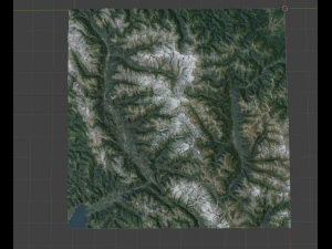 Alps Mountain 23 3D Model