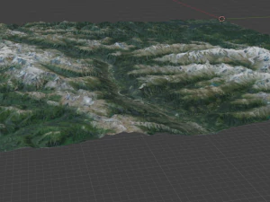 Alpi Montagna 24 Modello 3D