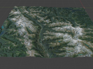 Alps Mountain 24 3D Model