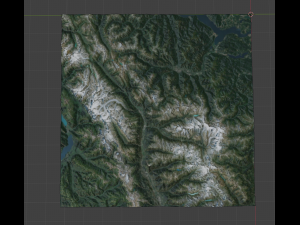 Alps Mountain 24 3D Model