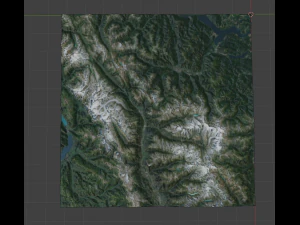 Alpi Montagna 24 Modello 3D