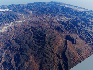 Realistic Terrain Modèle 3D