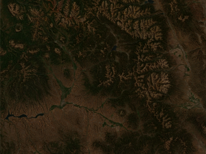 Realistic Terrain 3D Model