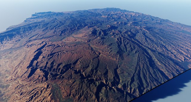 Realistic Terrain 2 3D मॉडल .c4d .max .obj .3ds .fbx .stl .blend