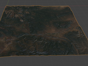 Realistic Terrain 3 3Dモデル