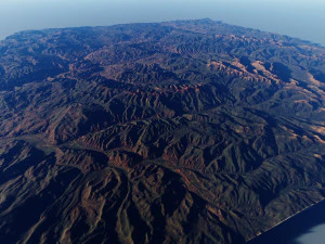 Реалистичная местность 4 3D Модель