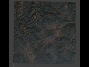 Realistic Terrain 4 3D Model