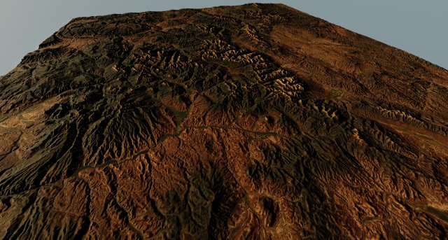 Realistic Terrain 5 3Dモデル .c4d .max .obj .3ds .fbx .stl .blend 
