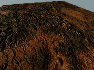 Realistisch terrein 5 3D Model