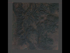Realistic Terrain 6 3D Model
