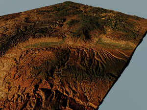 Реалистичная местность 7 3D Модель