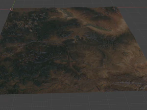 현실적인 지형 7 3D 모델