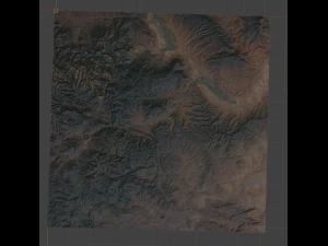 현실적인 지형 7 3D 모델