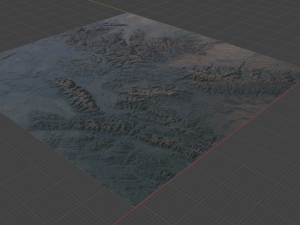 Realistic Terrain 8 3D 모델