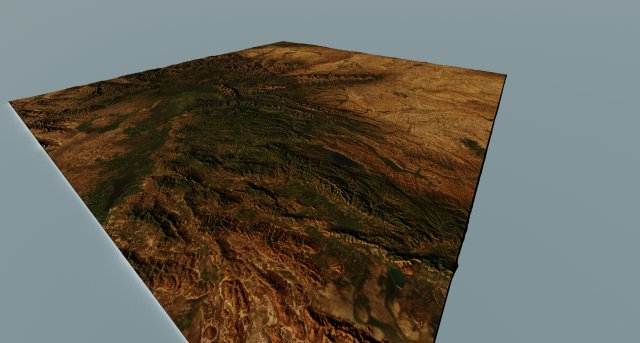 Realistic Terrain 9 3D Модель .c4d .max .obj .3ds .fbx .stl .blend 