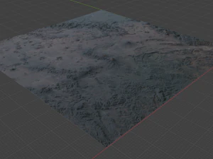 Realistic Terrain 10 3D Model