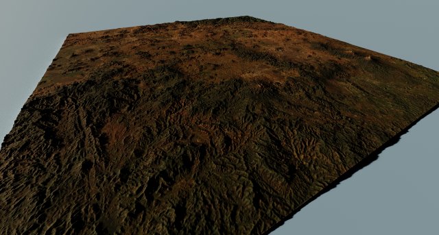 Realistic Terrain 11 3D मॉडल .c4d .max .obj .3ds .fbx .stl .blend 