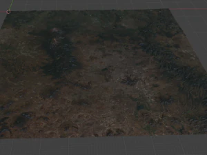 Realistic Terrain 12 3D Model