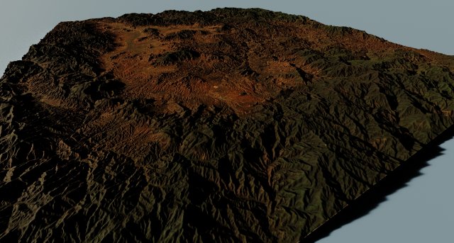 Realistic Terrain 14 Modèle 3D .c4d .max .obj .3ds .fbx .stl .blend 