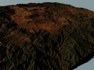 Realistisches Gel&auml;nde 14 3D Modell