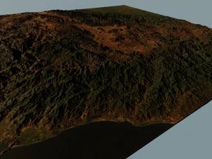リアルな地形 15 3Dモデル
