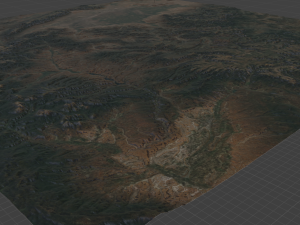 Realistic Terrain 16 3D Модель
