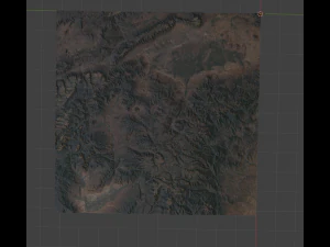 Realistic Terrain 16 3D Model