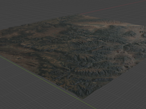 Realistic Terrain 17 Model 3D