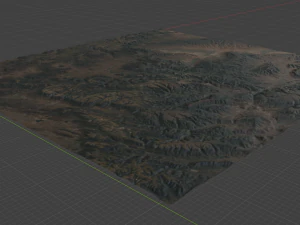Realistic Terrain 17 3D Model