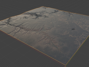 Realistic Terrain 18 3D Модель