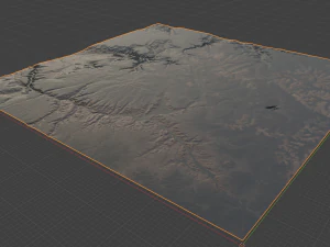 Realistic Terrain 18 3D Model