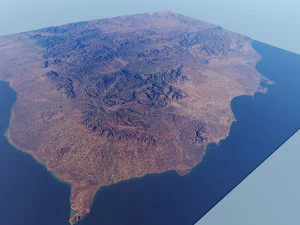 Medan Realistis 20 Model 3D