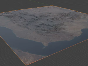 Realistic Terrain 20 3D Model