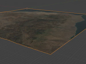 Realistic Terrain 20 3D Model