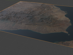 Realistic Terrain 20 Model 3D