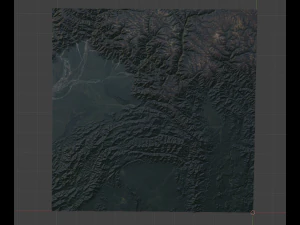Realistic Terrain 21 3D Model