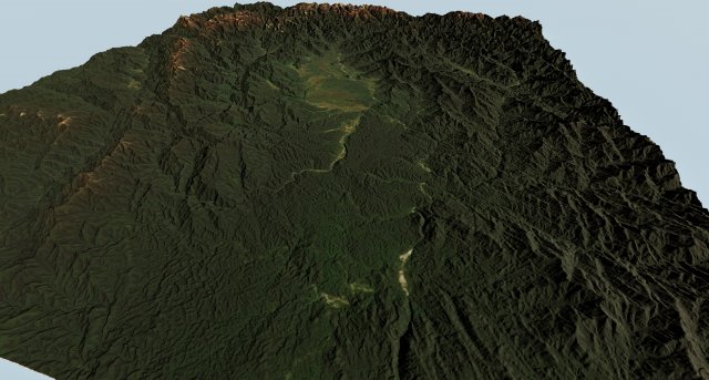 Realistic Terrain 22 3D Model .c4d .max .obj .3ds .fbx .stl .blend 
