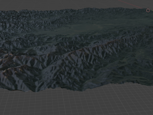 Realistic Terrain 22 3D Model