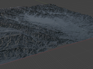 Realistic Terrain 22 3D Model