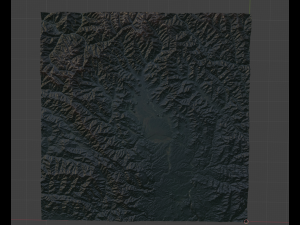 Realistic Terrain 22 3D Model