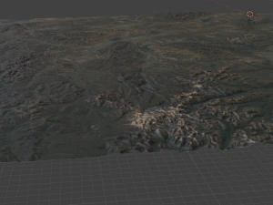 Realistic Terrain 23 3D Model
