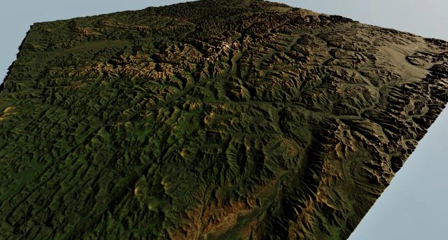 Terreno realistico 26 Modello 3D .c4d .max .obj .3ds .fbx .stl .blend 