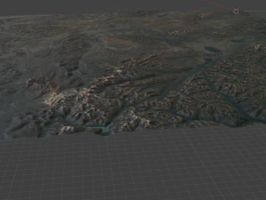 Realistic Terrain 27 3D Model